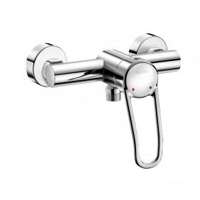 Mitigeur de douche à manette ajourée basse Securitouch DELABIE