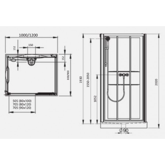 schema-cabine-de-douche-3-vantaux-coulissants-verre-transparent-acces-face-izibox-2-leda.jpg LEDA