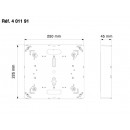 Platine pour disjoncteur de branchement seul LEGRAND