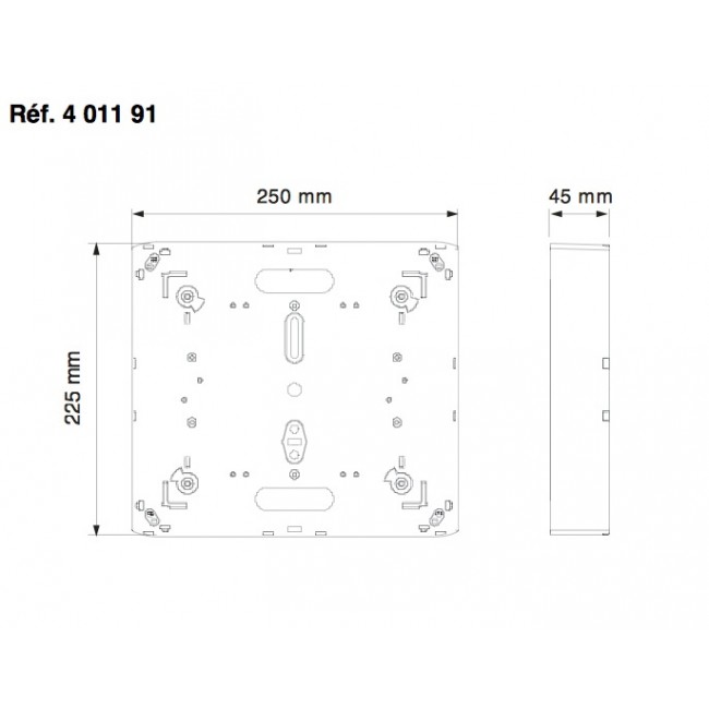 Platine pour disjoncteur de branchement seul LEGRAND