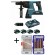Marteau perforateur burineur sans fil 36V SDS Plus - DHR 264 PT4J + Coffrets de 25 mèches acier