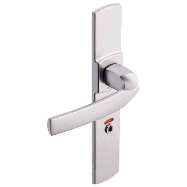 Poignées sur plaques condamnation voyant - alu chromé velours - Artis- Bricozor.jpeg VACHETTE