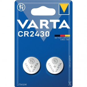 Pile bouton - CR2430 - lot de 2 - 3V - Lithium VARTA