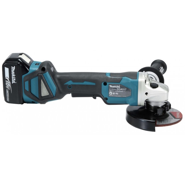 Meuleuse sans fil LXT® - 18V - 5 Ah - 125 mm - DGA517RTJ - Bricozor 5.jpg MAKITA