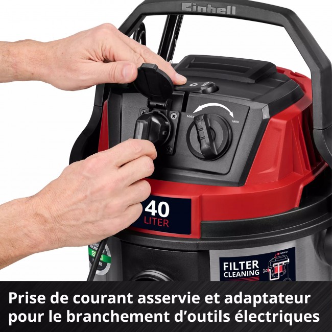 Aspirateur eaux et poussières - 40L - 1150W - classe L - TE-VC 4090 SACL 6.jpeg EINHELL