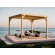 Pergola semi-couverte autoportante bois Toulouse 4 x 4 m - PM02544