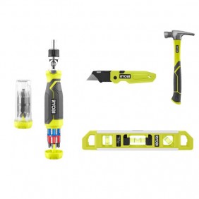 Pack tournevis à cliquet RHSDSMR35 + kit de maintenance et pose (38 pièces) RYOBI