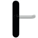 Plaques pour poignées de porte - polyamide - séries 111 - noir HEWI