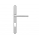 Poignées de porte sur plaque Rhodos pour porte chassis - satiné KARCHER DESIGN