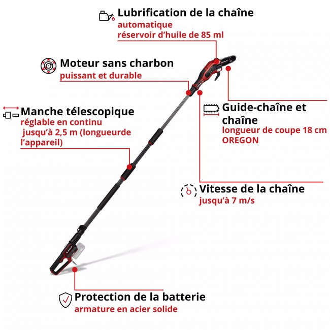 Élagueuse sur perche Pro GP-LC 18:20 Li T BL-Solo - Power X-Change - Bricozor 1.jpeg EINHELL