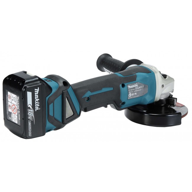 Meuleuse sans fil LXT® - 18V - 5 Ah - 125 mm - DGA517RTJ - Bricozor 4.jpg MAKITA