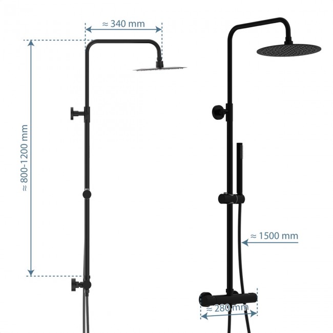 schema-colonne-de-douche-avec-mitigeur-thermostatique-noire-mate-aquaduct-schutte.jpg SCHÜTTE