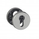 Rosace ronde pour poignée de porte - en inox 202 - LC VACHETTE