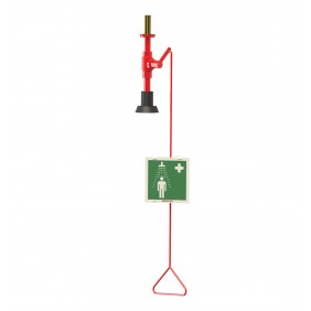 Douche de sécurité - alimentation plafond - 1 tête fixe PRESTO