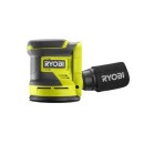 Ponceuse excentrique 18V ONE+™ - Ø125mm + 3 abrasifs - Solo - RROS18-0 RYOBI