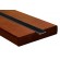 Insert minéral résine et granulats de marbre sur profil aluminium - 3m