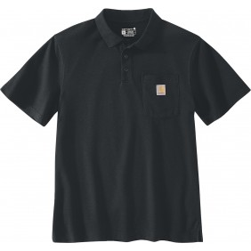 Polo de travail à manches courtes Sleeve pocket - noir CARHARTT