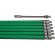 Kit de ramonage vert 6 cannes Ø 20 mm - raccord 12x175 mm