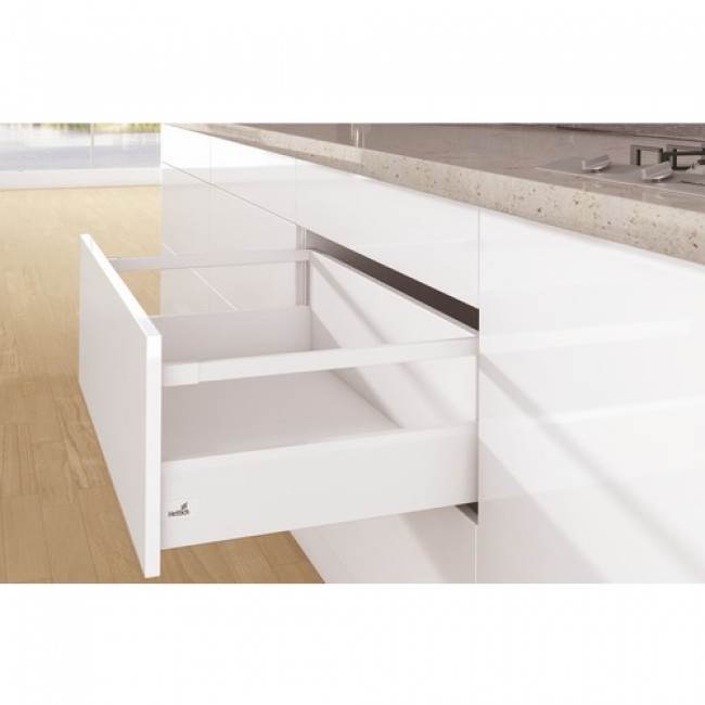 Kit tiroir tringles - pour profil H126, dos H250 - blanc - ArciTech HETTICH