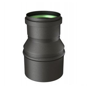 Réduction émail noir pour conduit pellets - joint fibre de verre TEN