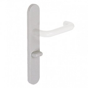 Plaques pour poignées de porte - nylon - ZL 92 - gris NORMBAU