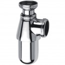 Siphon d'évier en laiton chromé brillant - réglable en hauteur NICOLL