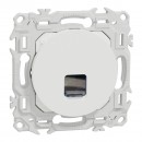 Prise RJ45 Cat.6 UTP grade 1 à 2 - Blanc craie - Odace II SCHNEIDER