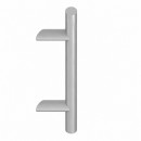 Bâton de maréchal LEViiTA - modèle incliné - gris RAL 9006 TIRARD