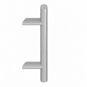 Bâton de maréchal LEViiTA - modèle incliné - gris RAL 9006 TIRARD