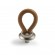 Poignée de meuble en cuir Filaga - longueur 20 mm - hauteur 32 mm - par 4