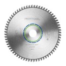 Lame de scie circulaire HW 225x2,6x30mm - 68 dents - alu et plastiques FESTOOL