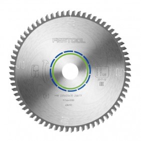 Lame de scie circulaire HW 225x2,6x30mm - 68 dents - alu et plastiques FESTOOL
