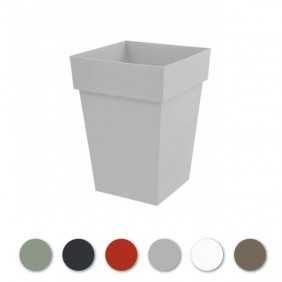 Pot carré - contenance 51 litres - Toscane 13628 EDA PLASTIQUES