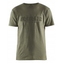 T-shirt de travail kaki imprimé 3D BLAKLADER