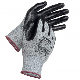 Lot de 10 paires de gants anticoupure uvex unidur 6643 - gris chiné UVEX