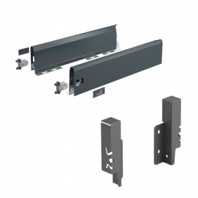 Kit tiroir simple ArciTech - profil hauteur 126 mm HETTICH