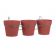 Lot 3 pots + support - 1,6 litres - Toscane 11461
