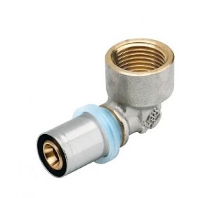 Coude à sertir taraudage femelle pour tube multicouche RBM