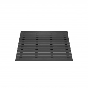 Caillebotis en composite gris effet bois pour cabine de douche Urban 2 AURLANE