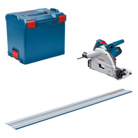 Scie plongeante 1400W GKT 55 GCE - 165mm L-BOXX + Rail de guidage - 0 615 990 M9D BOSCH