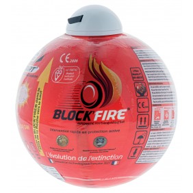 Boule extinctrice compacte à activation immédiate BLOCK FIRE BRICOZOR