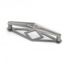 Lot de 4 poignées de meuble en zinc Olisipo - entraxe 128 mm HETTICH