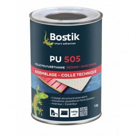 Colle à bois polyuréthane sans solvant - 1 kg - PU 505 BOSTIK