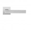 Poignées de porte sur rosaces carrées EPL 46Q Seattle - satiné KARCHER DESIGN