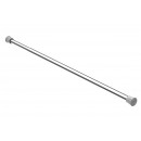 Barre de penderie téléscopique en acier chromé - 750-1150 mm AMBOS