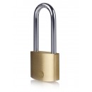 Cadenas en laiton 40 mm - anse en acier cémenté - avec 3 clés YALE