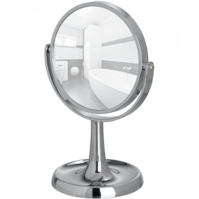 Miroir grossissant x5 - Rosolina - Chromé - Base incurvée WENKO