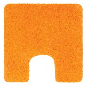 Tapis de WC - 55x55cm - Orange - Microfibre - antidérapant - Highland SPIRELLA