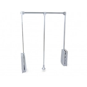 Penderie escamotable Hang chromée - charge 12 kg EMUCA