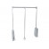 Penderie escamotable Hang chromée - charge 12 kg